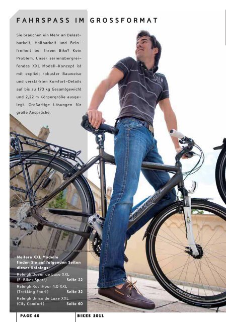 Raleigh Katalog 2011 - E-Bikes und Pedelecs