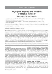 Phylogeny, longevity and evolution of adaptive immunity