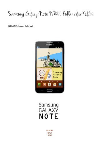 Samsung Galaxy Note N7000 Kullanıcılar Kulübü