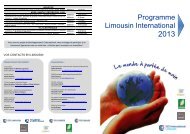 programme france - CCI de - Corrèze