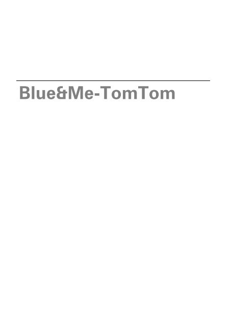 Blue&Me-TomTom