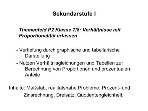 Präsentation Proportionalität - Mathematik und ihre Didaktik