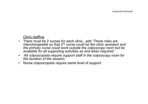 Colposcopy and Programme Management - Cytology Training Centre