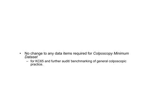 Colposcopy and Programme Management - Cytology Training Centre