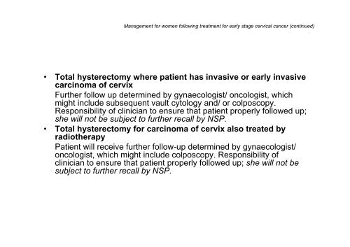 Colposcopy and Programme Management - Cytology Training Centre