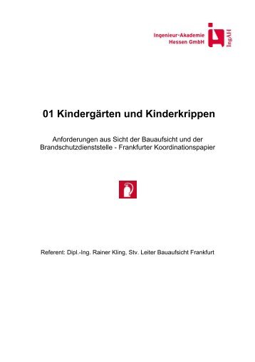 01 Kindergärten und Kinderkrippen - IngAH