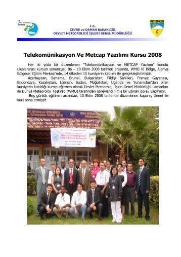 Telekomünikasyon Ve Metcap Yazılımı Kursu 2008