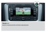 ŠkodaAuto RADYO-NAVIGASYON SISTEMI AMUNDSEN - Skoda