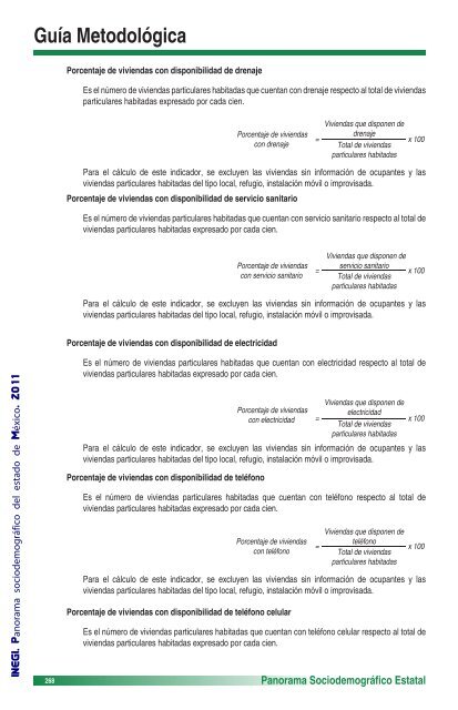 Panorama sociodemográfico del estado de México