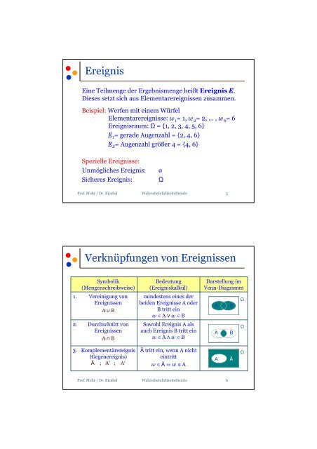 Wahrscheinlichkeit