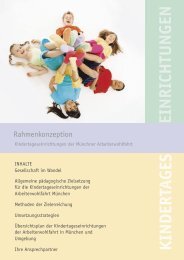 Rahmenkonzeption - Kinderbetreuung