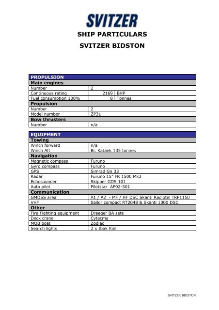 Port of Liverpool - Towage Information