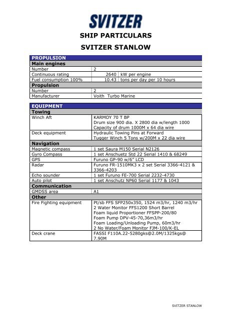 Port of Liverpool - Towage Information