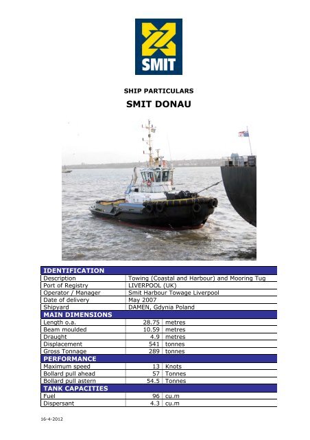 Port of Liverpool - Towage Information