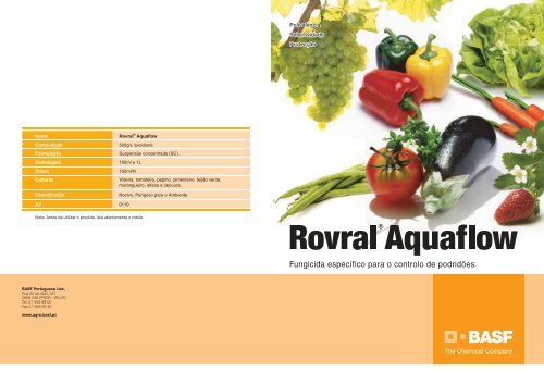 Rovral Aquaflow - BASF