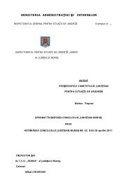 anexei - Consiliul Judeţean Mureş