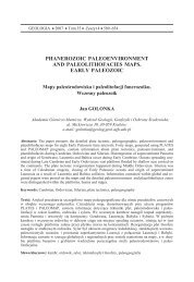 phanerozoic paleoenvironment and paleolithofacies maps ... - AGH