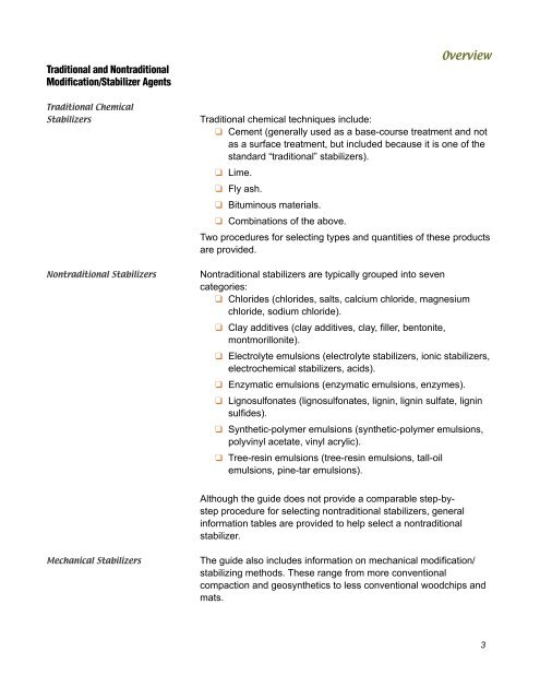 Stabilization Selection Guide for Aggregate - Illinois Department of ...