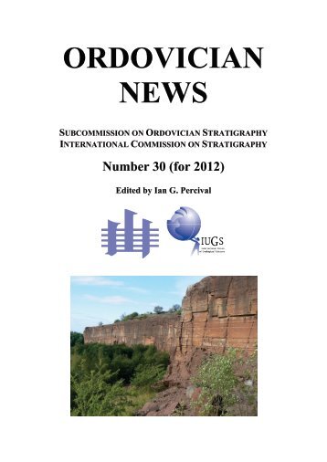 Ordovician News 2013 - Subcommission on Ordovician Stratigraphy ...