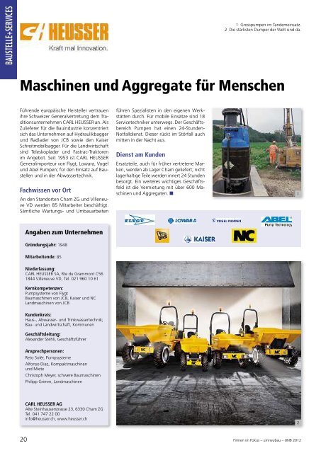 baustelle+services - Robe Verlag