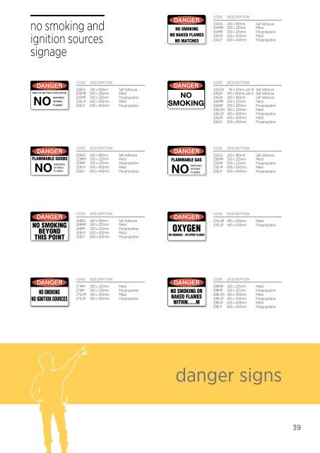 Download our current catalogue here. (27mb) - Uniform Safety Signs