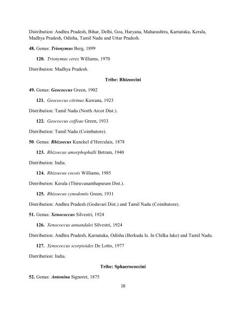 scale insects and mealy bugs - Zoological Survey of India