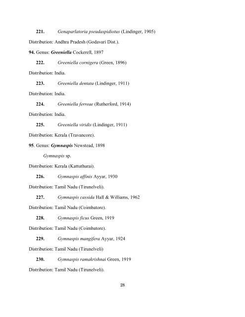 scale insects and mealy bugs - Zoological Survey of India