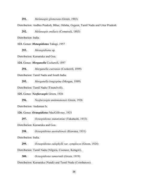 scale insects and mealy bugs - Zoological Survey of India