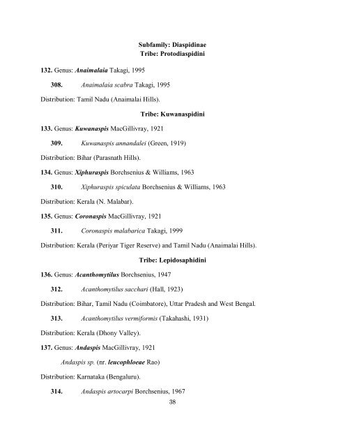 scale insects and mealy bugs - Zoological Survey of India