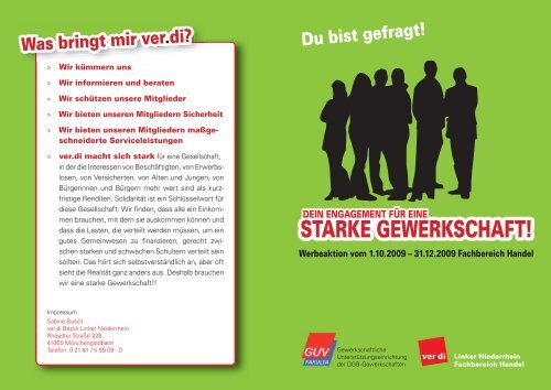 STARKE GEWERKSCHAFT! - verdi-lnr.de