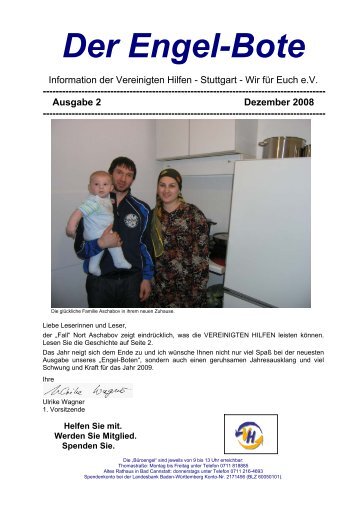 Engelbote Ausgabe 2 / 2008 - Vereinigte Hilfen Stuttgart