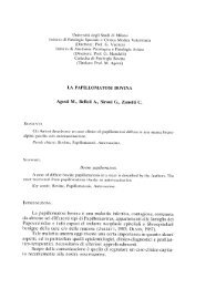 La papillomatosi bovina - Società Italiana di Buiatria