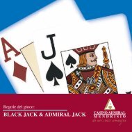 BLACK JACK & ADMIRAL JACK - casino ADMIRAL MENDRISIO