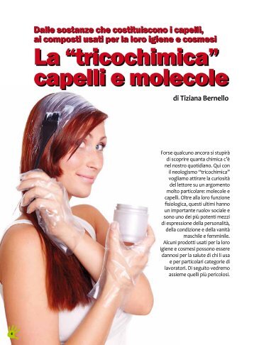 La “tricochimica” - Inca - Consorzio Interuniversitario Chimica per l ...