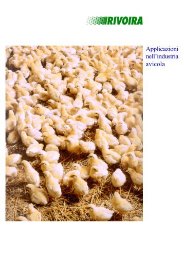 Applicazioni nell'industria avicola - Rivoira