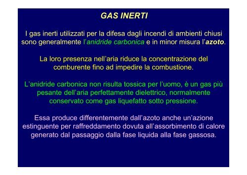 Sostanze estinguenti - Vigili del Fuoco Volontari di Vimercate