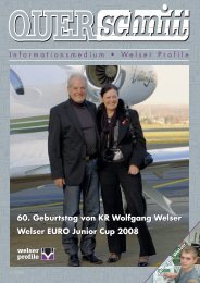 Querschnitt 2008 - Ausgabe 01 - Welser Profile AG