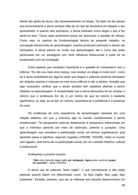 REPRESENTAÇÕES SOBRE O PROCESSO DE ENSINO ... - PUC-SP