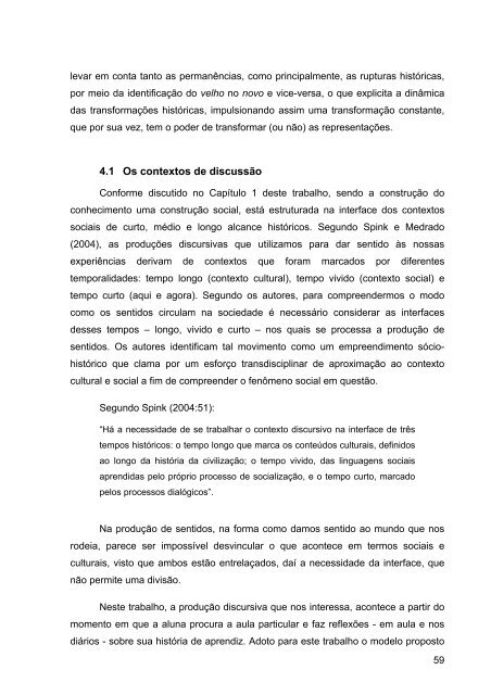 REPRESENTAÇÕES SOBRE O PROCESSO DE ENSINO ... - PUC-SP