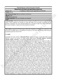 Repertorio di fonti sul patriziato genovese