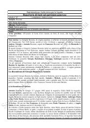 Repertorio di fonti sul patriziato genovese