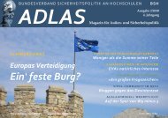 Ein' feste Burg? - Adlas - Magazin für Sicherheitspolitik