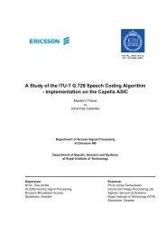 A Study of the ITU-T G.729 Speech Coding Algorithm ...