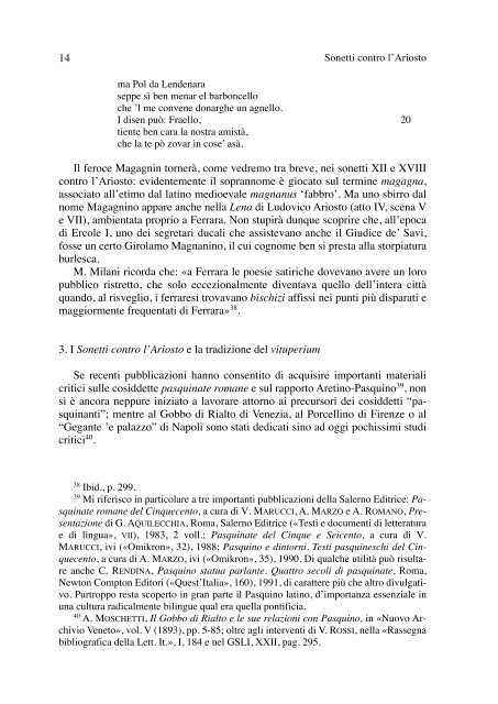 Sonetti contro l'Ariosto, giudice de' Savi in Ferrara - Carla Rossi ...