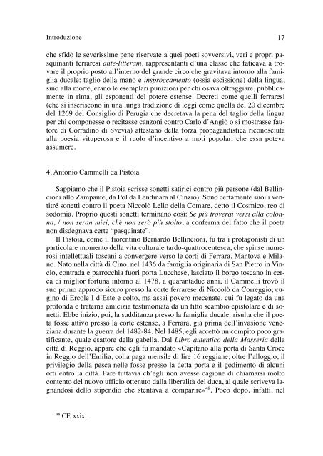 Sonetti contro l'Ariosto, giudice de' Savi in Ferrara - Carla Rossi ...