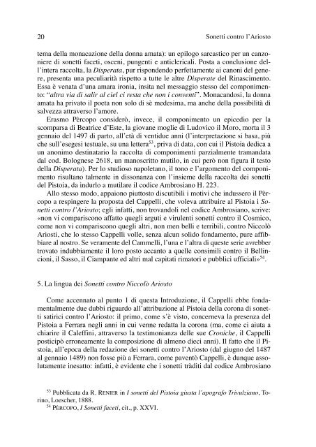 Sonetti contro l'Ariosto, giudice de' Savi in Ferrara - Carla Rossi ...