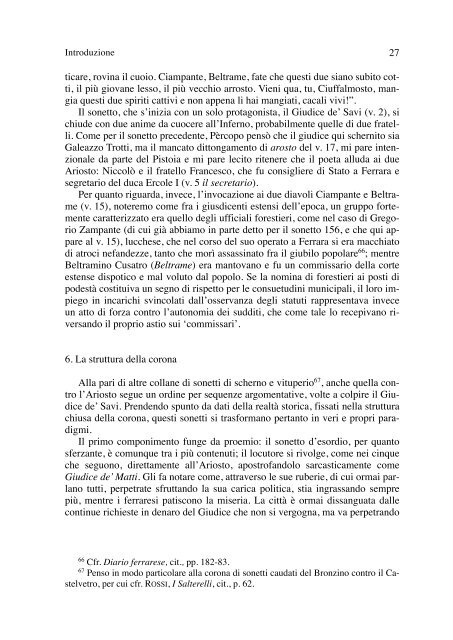 Sonetti contro l'Ariosto, giudice de' Savi in Ferrara - Carla Rossi ...