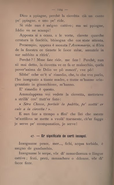 Usi, costumi e pregiudizi del popolo di Roma .. - Centrostudirpinia.It