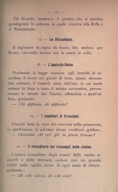 Usi, costumi e pregiudizi del popolo di Roma .. - Centrostudirpinia.It