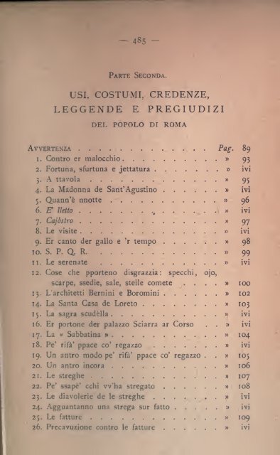 Usi, costumi e pregiudizi del popolo di Roma .. - Centrostudirpinia.It